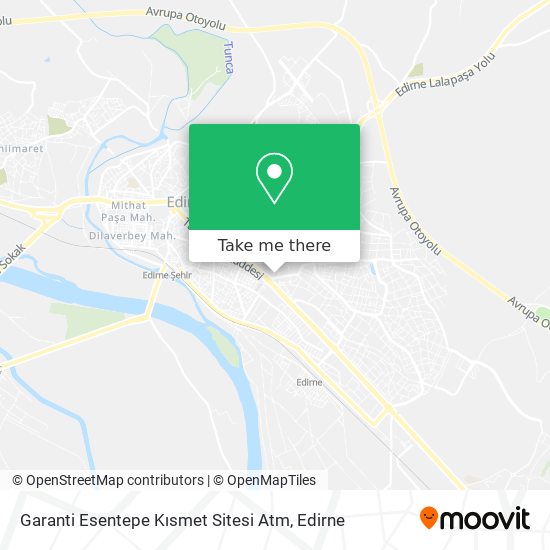 Garanti Esentepe Kısmet Sitesi Atm map