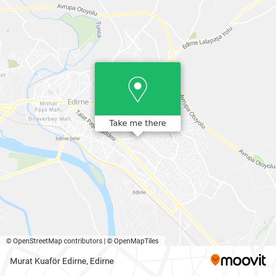 Murat Kuaför Edirne map