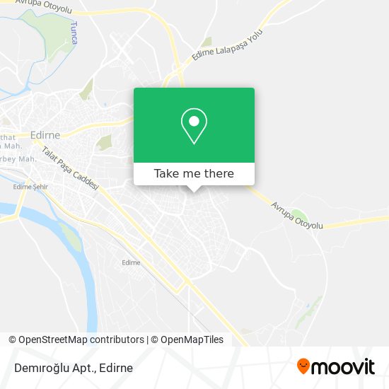 Demıroğlu Apt. map