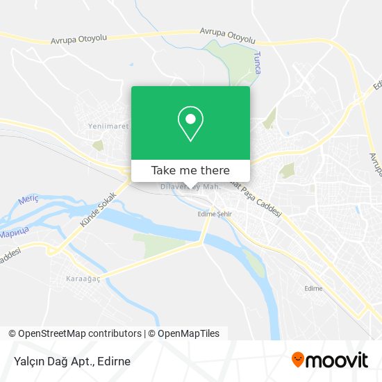 Yalçın Dağ Apt. map