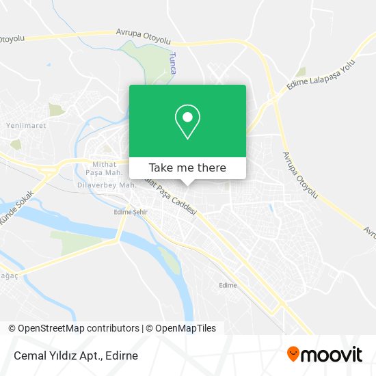 Cemal Yıldız Apt. map