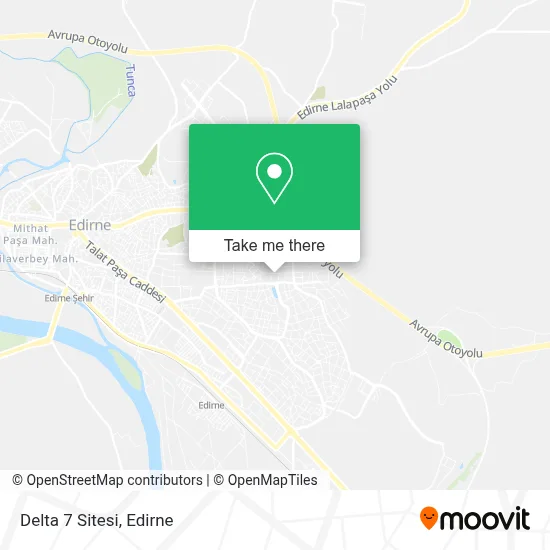Delta 7 Sitesi map