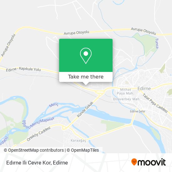 Edırne Ilı Cevre Kor map