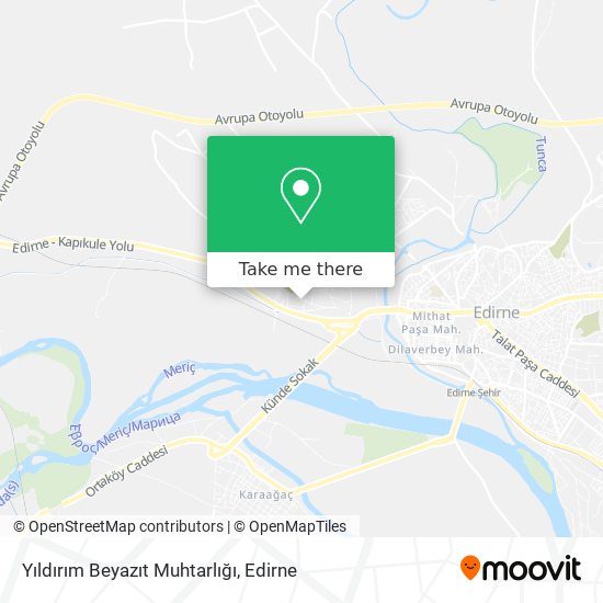 Yıldırım Beyazıt Muhtarlığı map