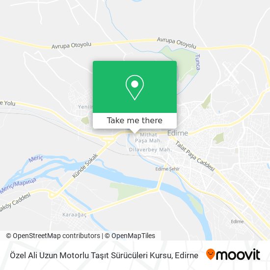 Özel Ali Uzun Motorlu Taşıt Sürücüleri Kursu map
