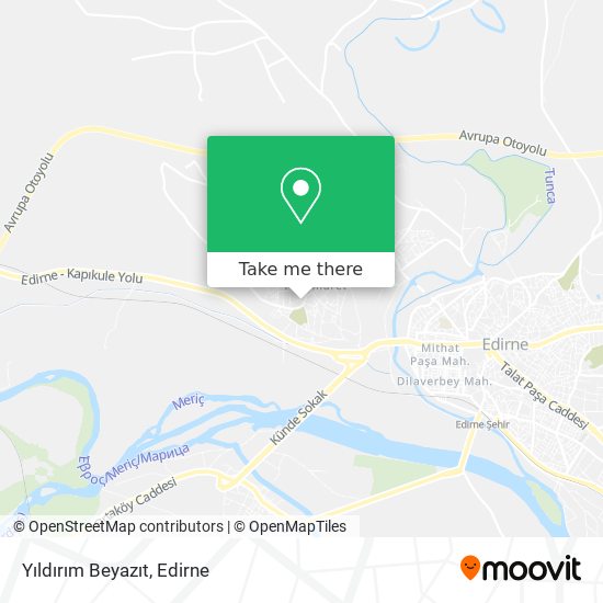 Yıldırım Beyazıt map