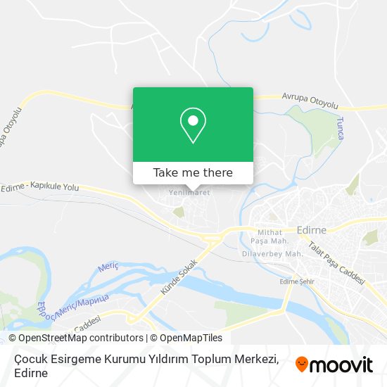 Çocuk Esirgeme Kurumu Yıldırım Toplum Merkezi map