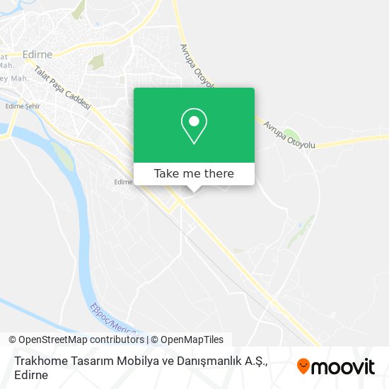 Trakhome Tasarım Mobilya ve Danışmanlık A.Ş. map