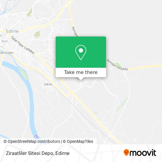 Ziraatliler Sitesi Depo map