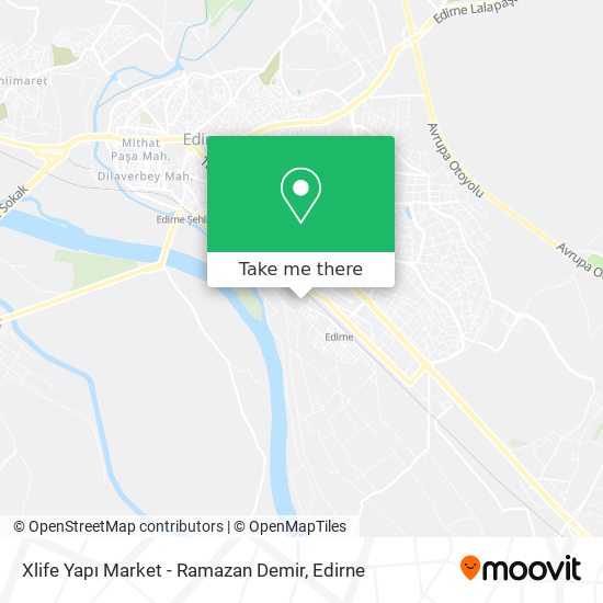 Xlife Yapı Market - Ramazan Demir map