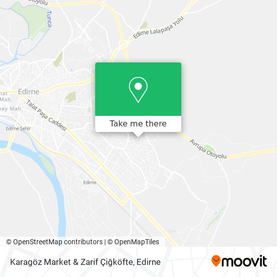 Karagöz Market & Zarif Çiğköfte map