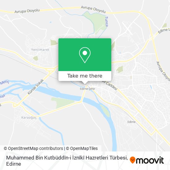 Muhammed Bin Kutbüddîn-i İznîkî Hazretleri Türbesi map