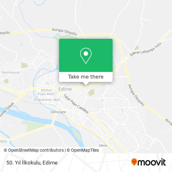 50. Yıl İlkokulu map