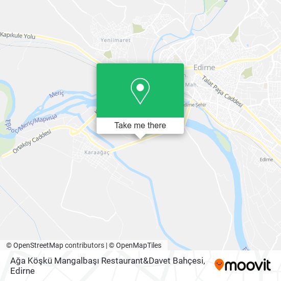 Ağa Köşkü Mangalbaşı Restaurant&Davet Bahçesi map
