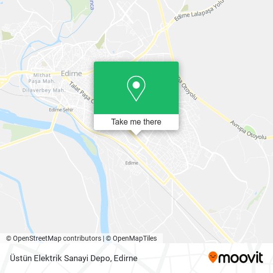 Üstün Elektrik Sanayi Depo map