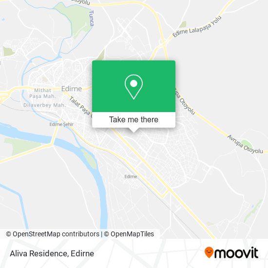 Aliva Residence map