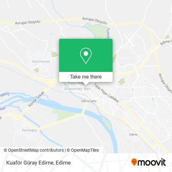 Kuaför Güray Edirne map