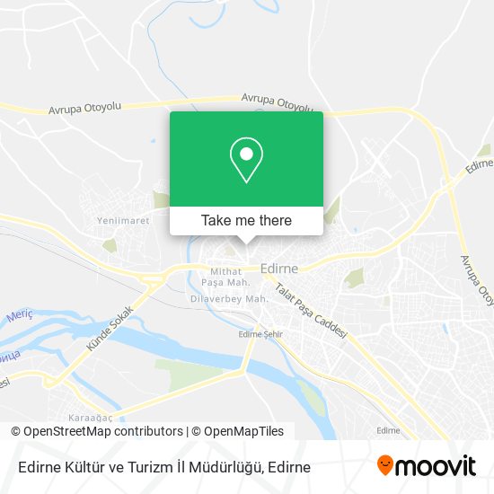 Edirne Kültür ve Turizm İl Müdürlüğü map