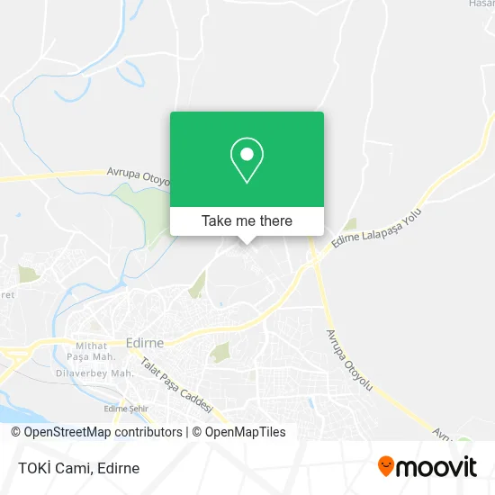 TOKİ Cami map