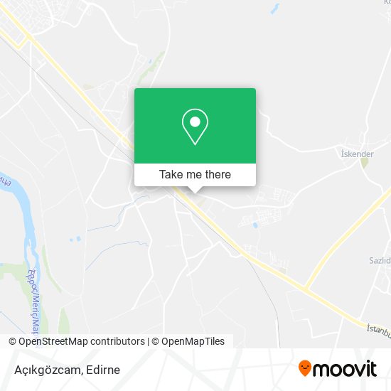 Açıkgözcam map