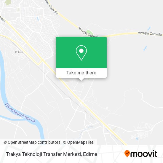 Trakya Teknoloji Transfer Merkezi map