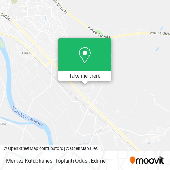 Merkez Kütüphanesi Toplantı Odası map