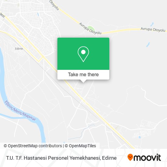 T.U. T.F. Hastanesi Personel Yemekhanesi map
