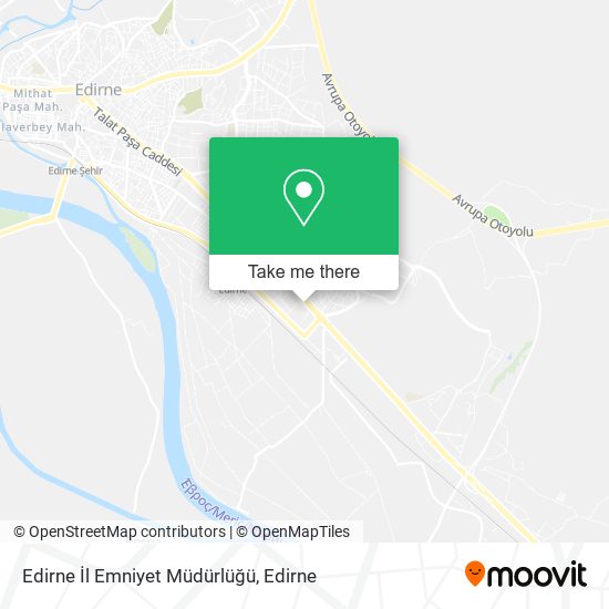 Edirne İl Emniyet Müdürlüğü map