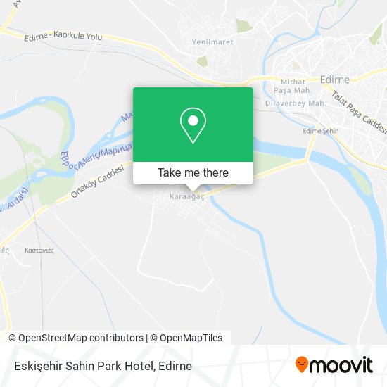 Eskişehir Sahin Park Hotel map