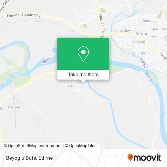 Beyoglu Bufe map