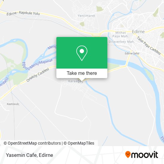 Yasemin Cafe map