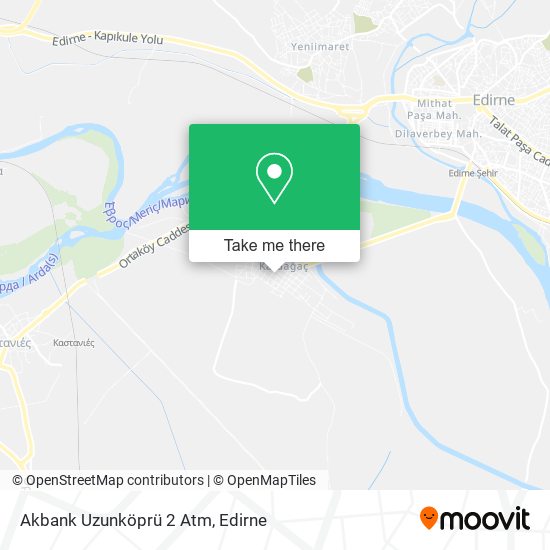 Akbank Uzunköprü 2 Atm map