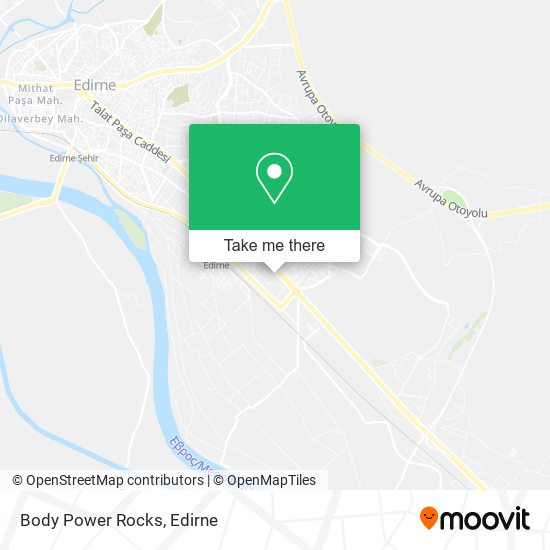 Body Power Rocks map