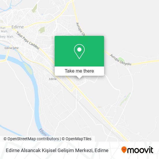 Edirne Alsancak Kişisel Gelişim Merkezi map