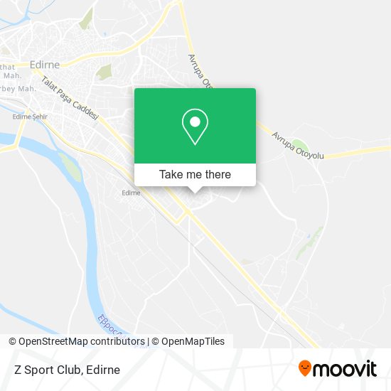 Z Sport Club map