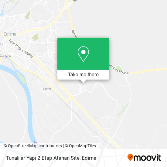 Tunalılar Yapı 2.Etap Atahan Site map