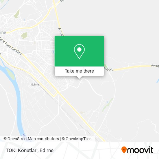 TOKİ Konutları map