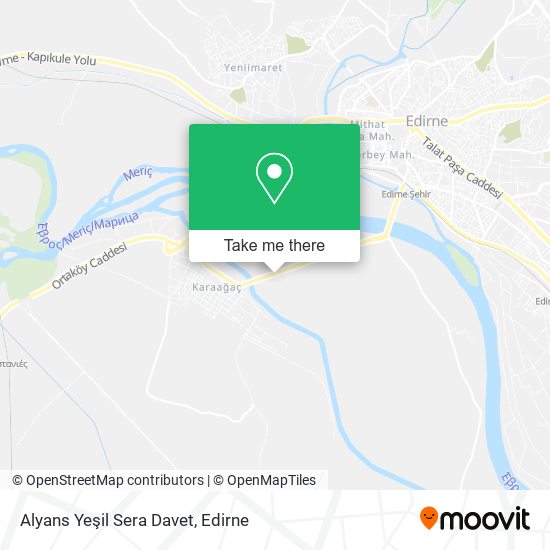 Alyans Yeşil Sera Davet map