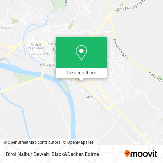 Birol Nalbur Dewalt- Black&Decker map