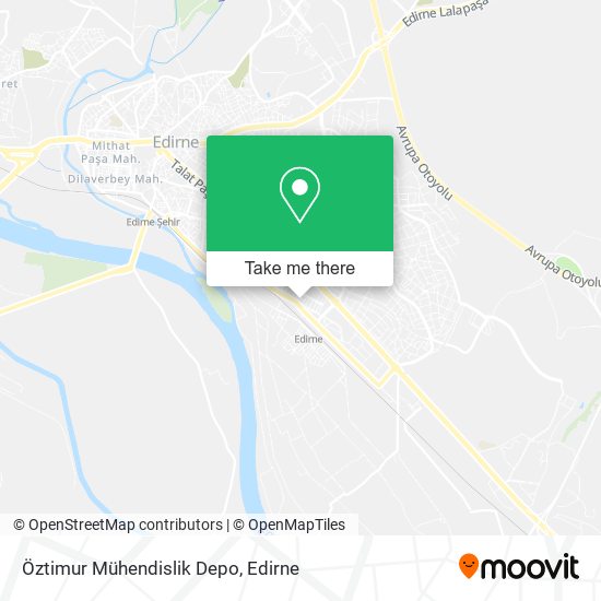 Öztimur Mühendislik Depo map