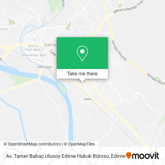 Av. Tamer Babaç Ulusoy Edirne Hukuk Bürosu map
