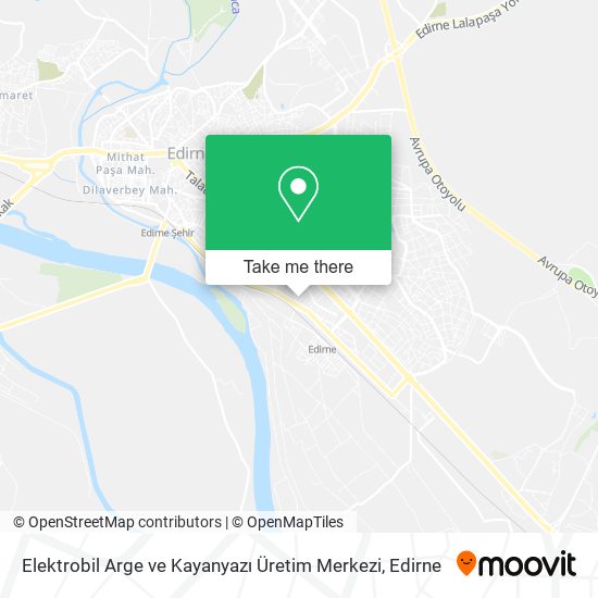 Elektrobil Arge ve Kayanyazı Üretim Merkezi map