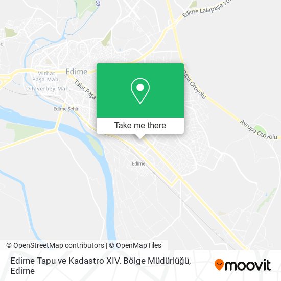 Edirne Tapu ve Kadastro XIV. Bölge Müdürlüğü map