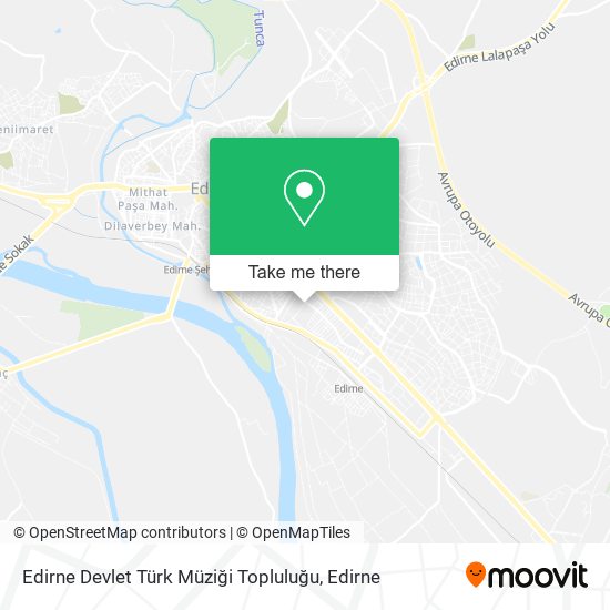 Edirne Devlet Türk Müziği Topluluğu map