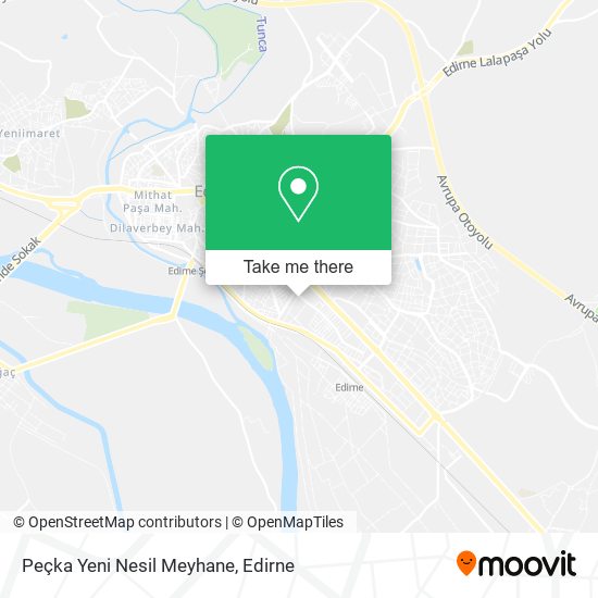 Peçka Yeni Nesil Meyhane map