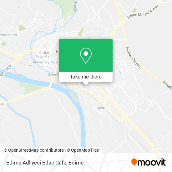 Edirne Adliyesi Edac Cafe map