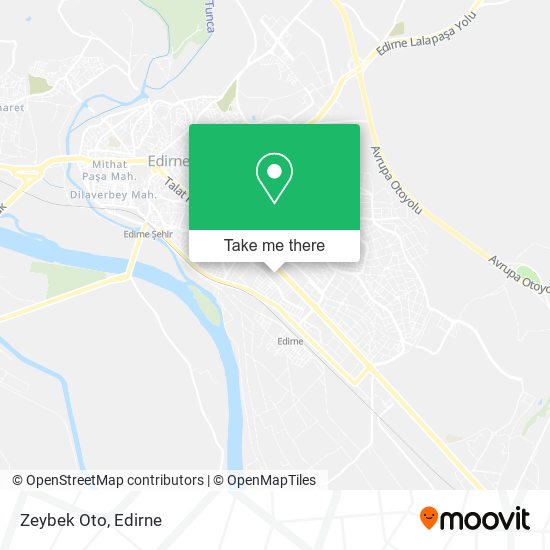 Zeybek Oto map