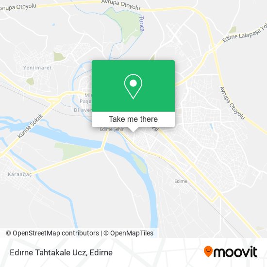 Edırne Tahtakale Ucz map