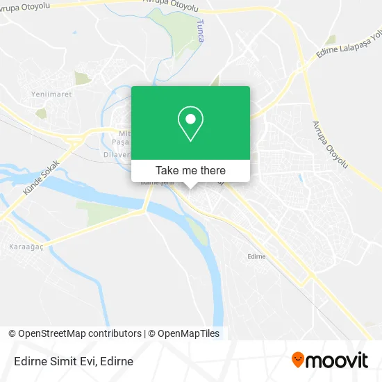 Edirne Simit Evi map