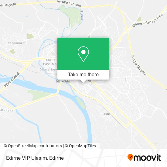 Edirne VIP Ulaşım map